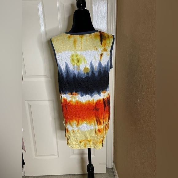 Simply Vera Wang Women Tank Top Large Tie Dye Sleeveless​​​​​​​​​​​​​​​​ - Picture 3 of 9